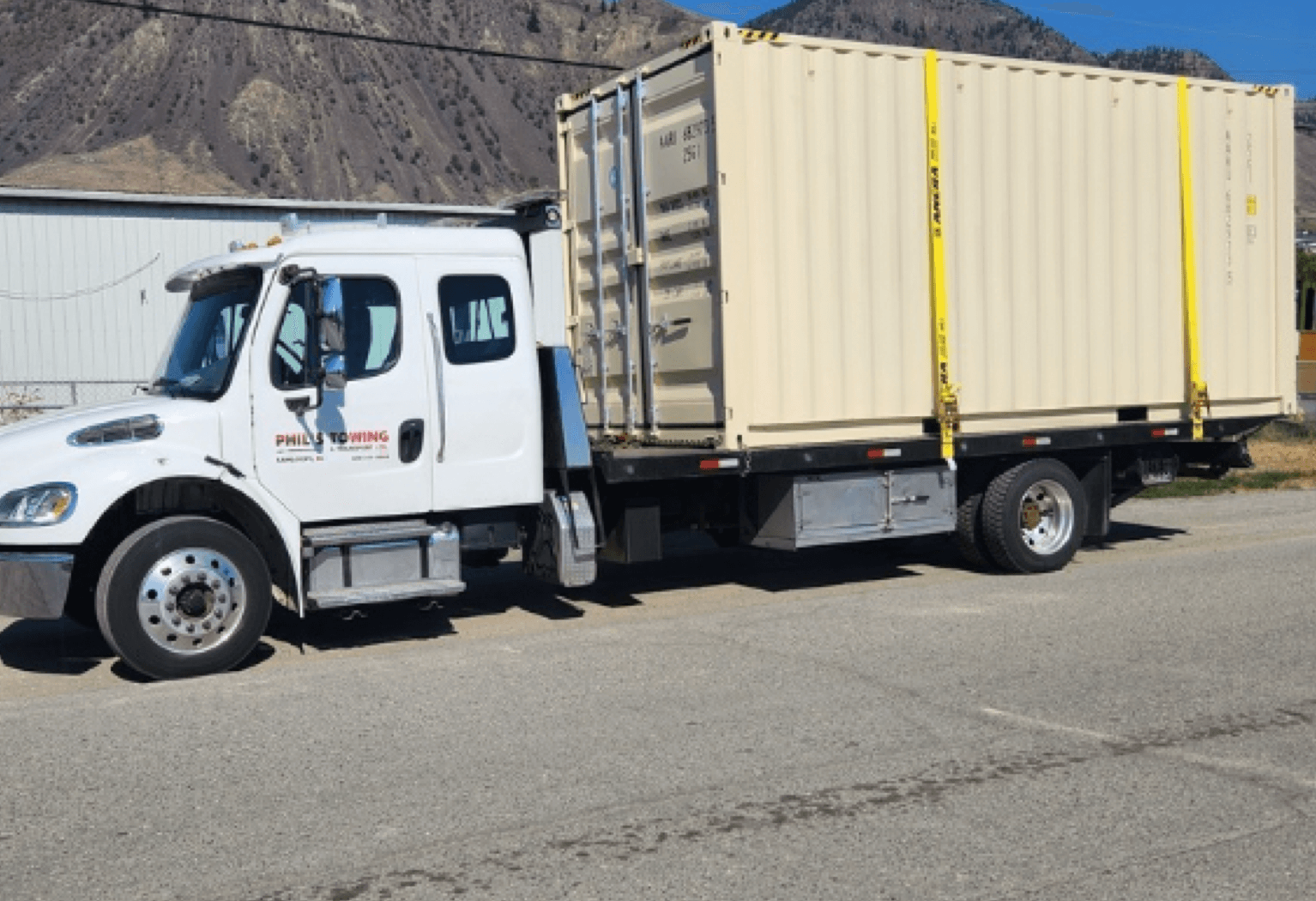 CONTAINER · FLAT DECK DELIVERY